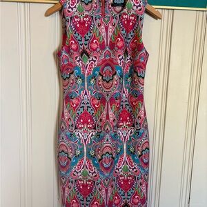 Tommy Hilfiger Multicolor Paisley Midi Dress
